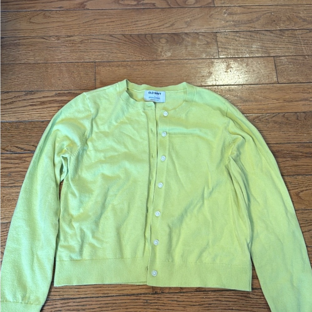 Old Navy Women's Light Green Cardigan Sweater